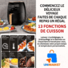 Friteuse à air Silver Crest 6L – 2400W : Mangez sain… sans renoncer au plaisir