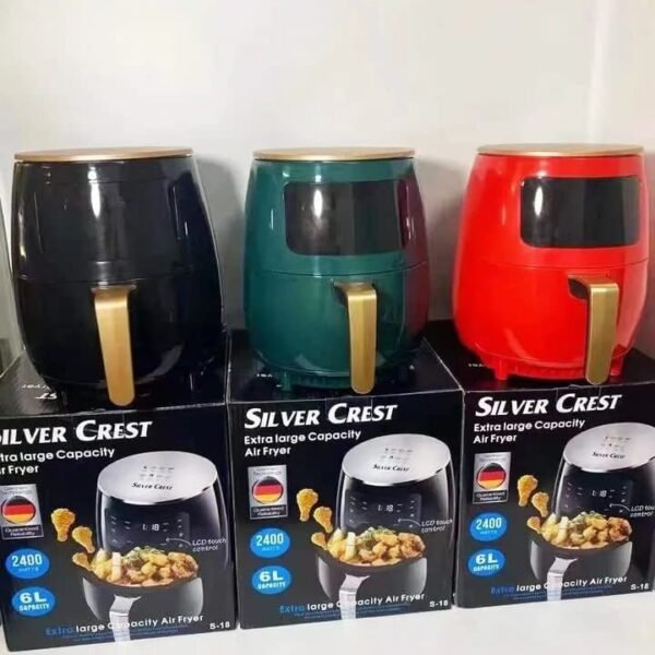 Friteuse à air Silver Crest 6L – 2400W : Mangez sain… sans renoncer au plaisir
