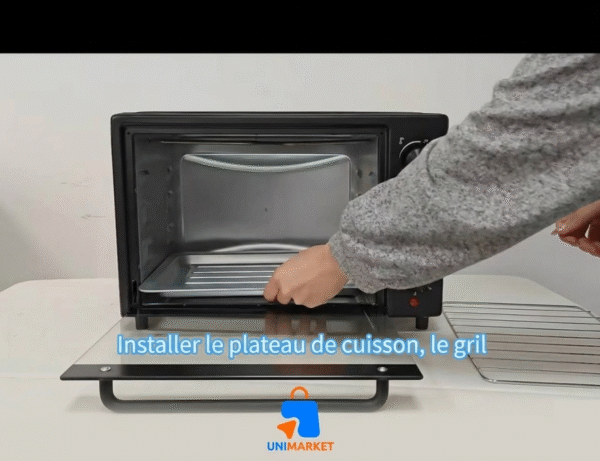 Design sans titre (28) Four Multifonction 25L Silver Crest : Cuisinez plus vite, plus facilement et avec un goût irrésistible