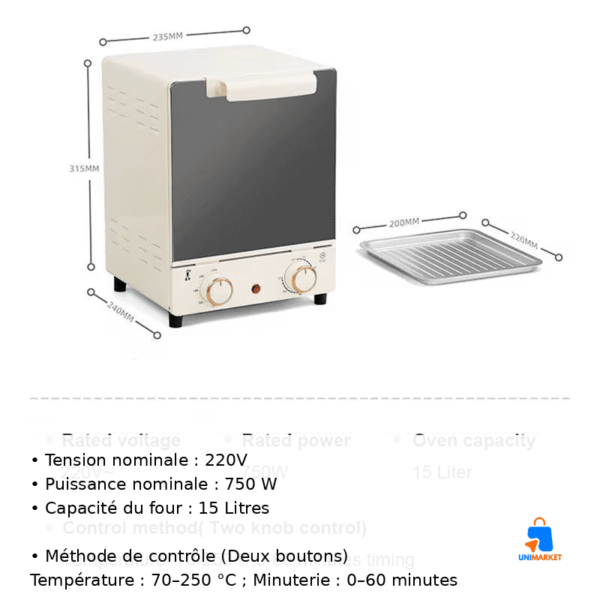 Four Multifonction 16L Silver Crest : Cuisinez plus vite, plus facilement et avec un goût irrésistible