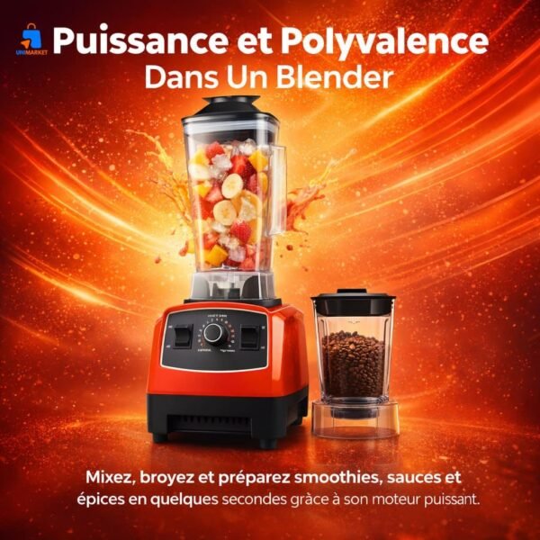 Blender Silver Crest très Puissant et Résistant : Transformez Votre Cuisine 